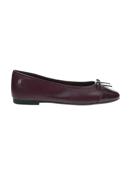 Pantofi Tommy Hilfiger bordo
