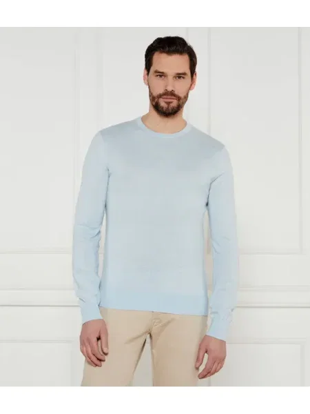 TIGER OF SWEDEN Pulover Connor L | cu adaos de in albastru