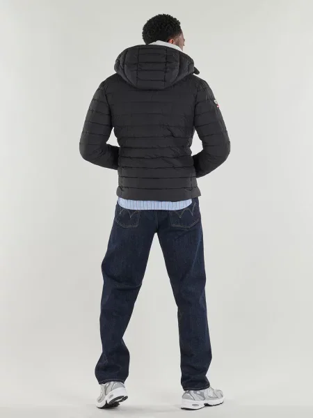 Bunda Superdry s kapucňou čierna