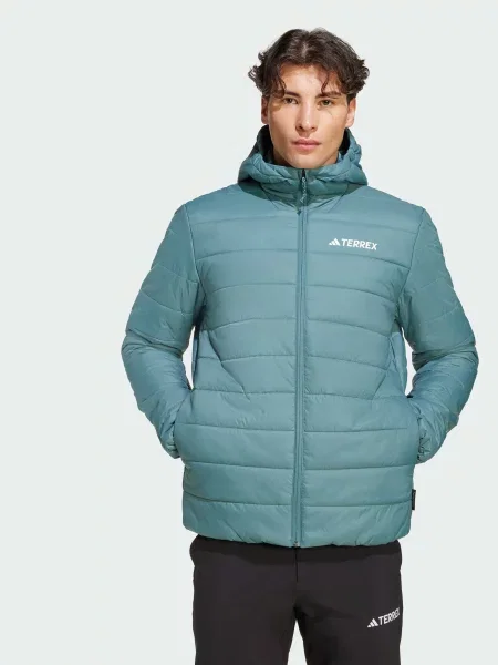Демисезонная куртка Adidas зеленая