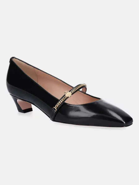 Bally pantofi de piele cu drept negru