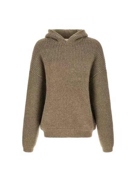 Bluza z kapturem Fear Of God wełniana szara
