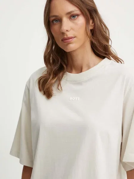 BOSS Orange tricou pentru femei din C Enis Small Logo bej