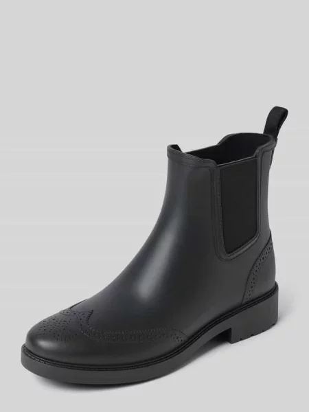 Buty chelsea z pętelką model ‘PRESLIE’ Lauren Ralph Lauren czarne