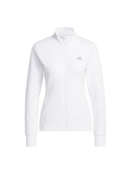 ADIDAS GOLF Jakna za trening svetlo siva bela