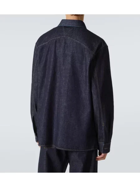Cămașă Bottega Veneta albastru