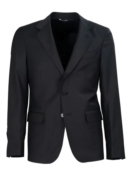 Costum Colamarino de costum cu un singur rând de nasturi cu rever negru