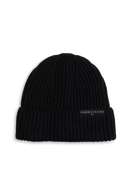 Tommy Jeans Căciulă Tjm Linear Logo Beanie negru