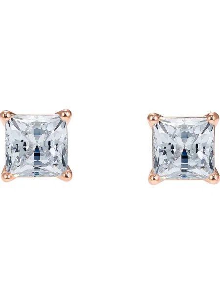 Swarovski Cercei Attract auriu / transparent roz