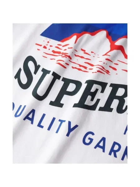Koszulka Superdry Great Outdoors Relaxed biała