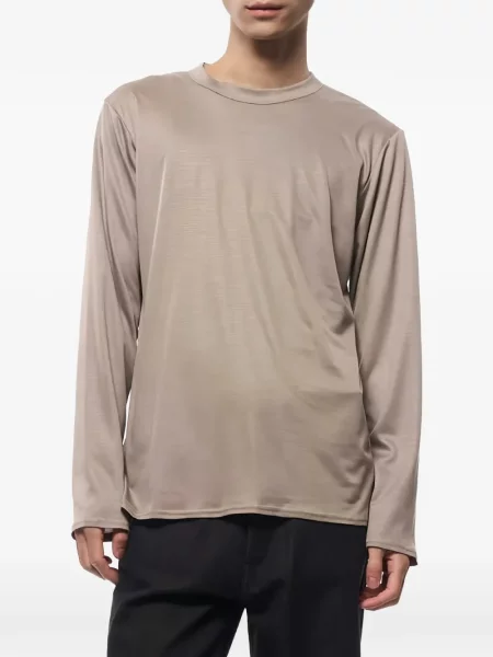 Lung tricou Omar Afridi gri