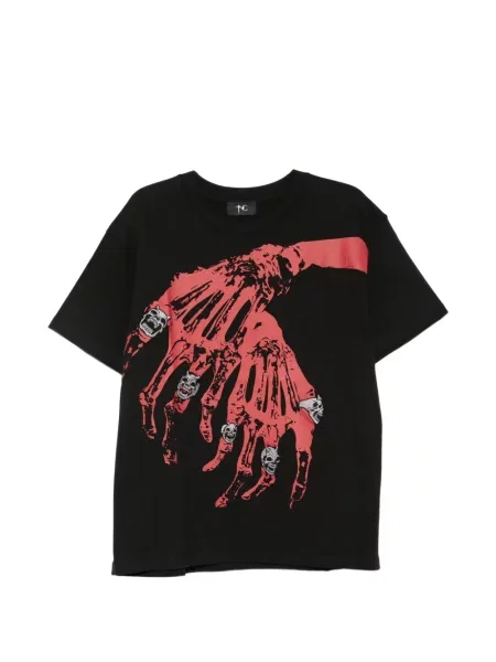 Tricou Thug Club cu imagine negru