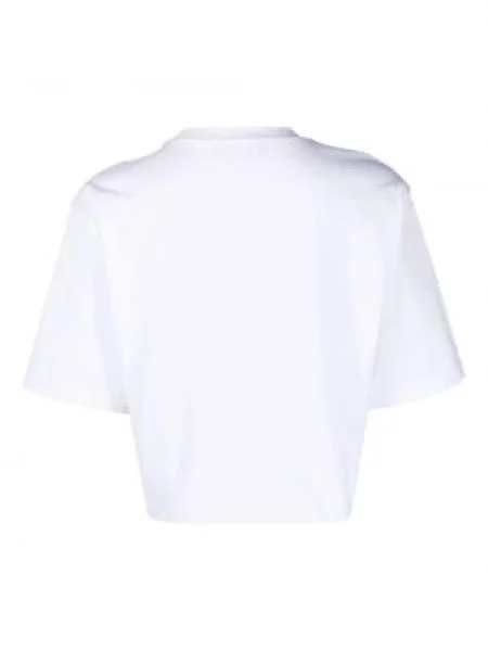Siuvinėtas marškinėliai Sportmax balta
