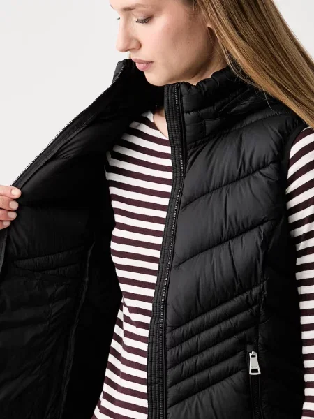 DKNY безрукавка з капюшоном