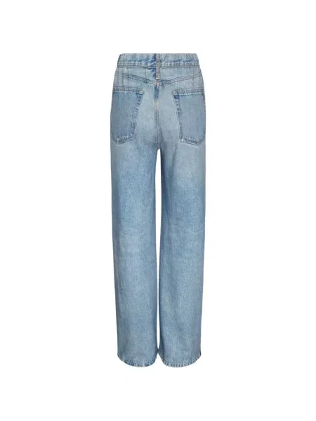 Pantaloni Rag & Bone cu imagine alergare albastru