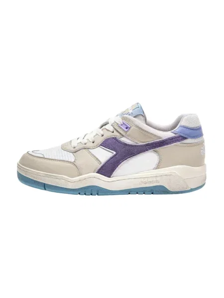 Sneakersy Diadora skórzane z przetarciami