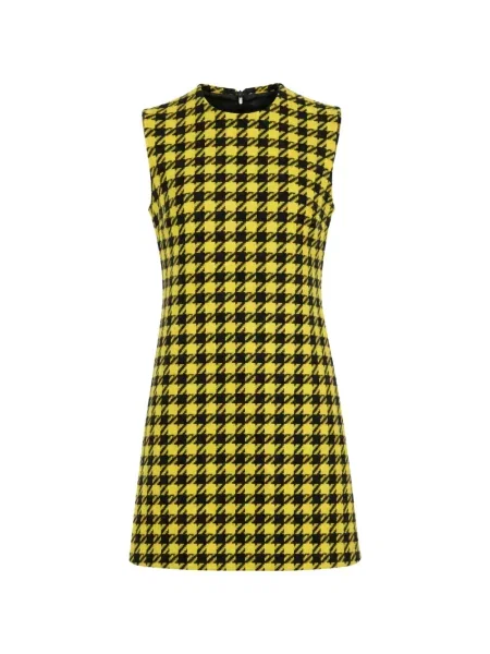 Rochie Dolce & Gabbana cu model pepito galben