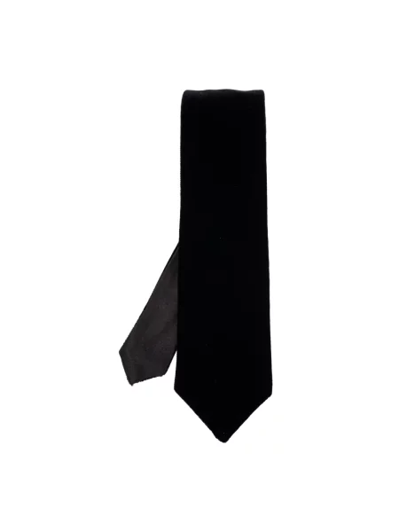 Krawat Giorgio Armani elegancki czarny