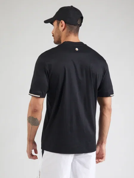 BOSS GREEN Póló TEE BOSS OPEN 25 | stretch fekete