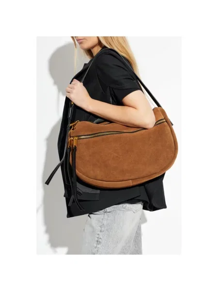 Torebka Allsaints brązowa