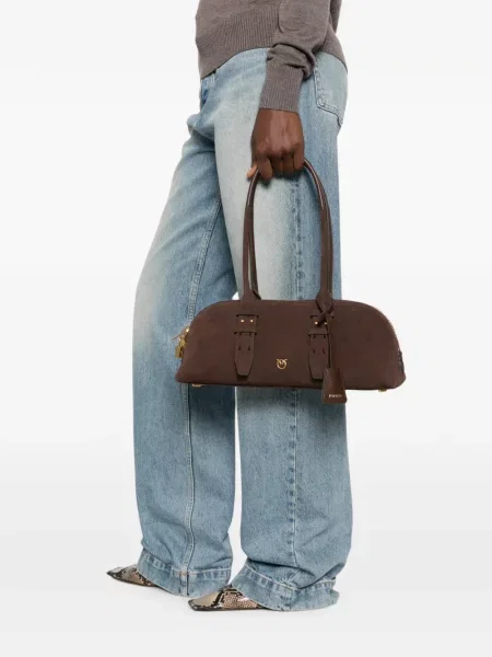 Geantă shopper Pinko maro