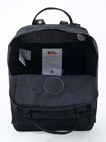 Fjallraven rucsac Kanken mare neted negru