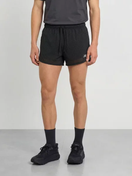 New Balance Bežecké Šortky 2 V 1 Rc Ultra Light černá
