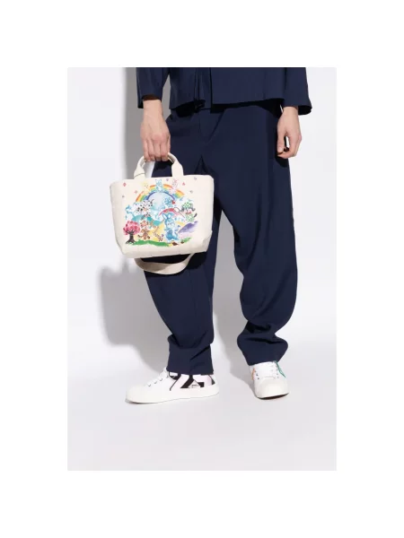 Kenzo torebka Shopper/Tote bag beżowa