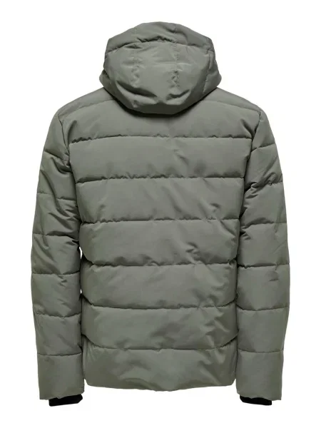 Only & Sons Zimná bunda ONSCAYSON dymovo šedá