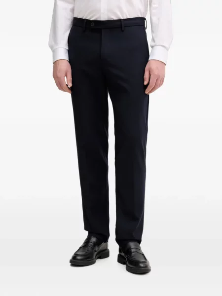 Cu centură pantaloni Benetton albastru