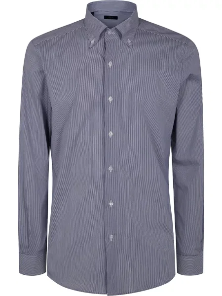 Cămașă Fay cu broderie albastru