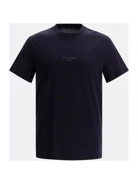 Guess T-shirt Tamnoplava Regular Fit plava