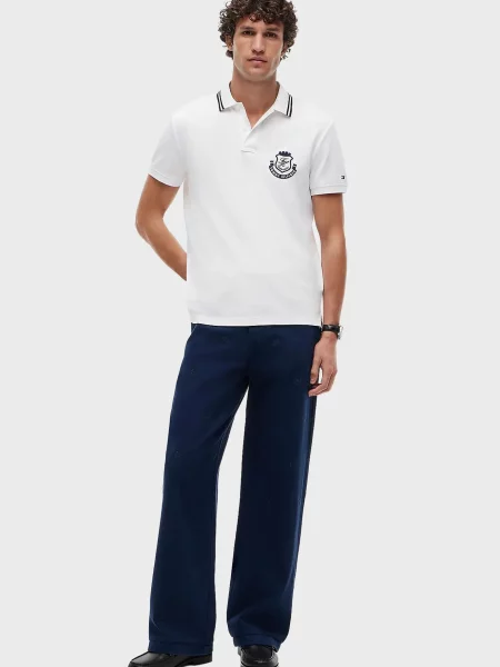 Поло Tommy Hilfiger белое