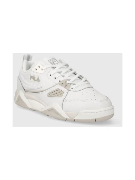 Sneakersy Fila skórzane białe