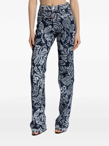 Pantaloni Dsquared2 albastru