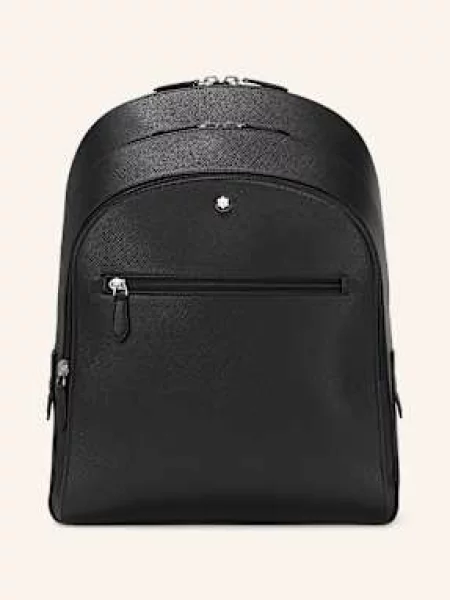 Montblanc Batoh Z Kůže Saffiano Sartorial Medium S Přihrádkou Na Notebook černá