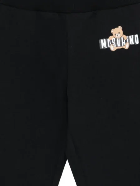 Spodnie dziecięce Moschino czarne
