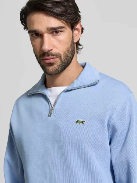 Sweter Lacoste błękitny