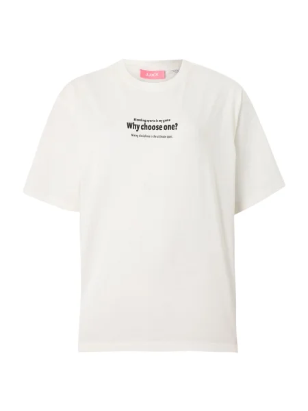 JJXX Tricou JXCAROLINE roz / negru alb