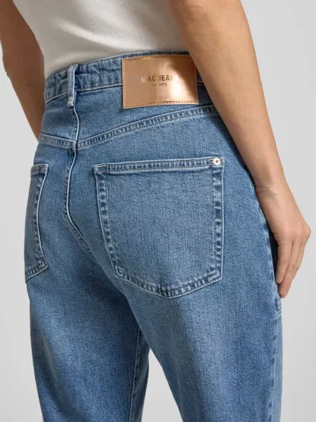 Jeansy w kroju baggy z 5 kieszeni Mac