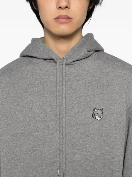 Hanorac cu glugă Maison Kitsune gri
