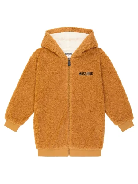 Hoodie Moschino καφέ