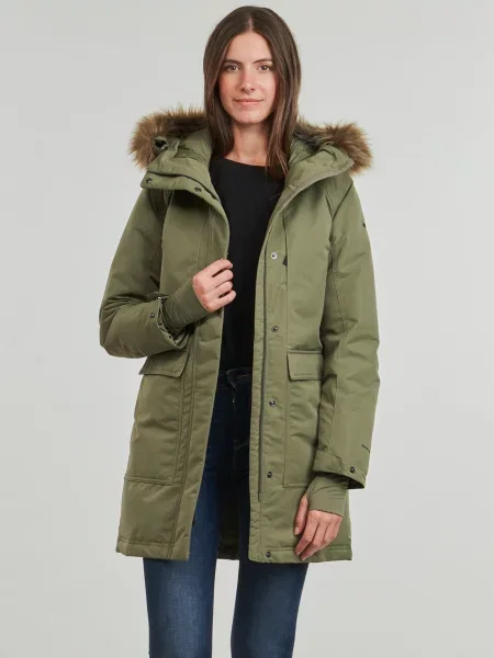 Dámský zateplený kabát Columbia Little Si II Ins Parka stone green zelená