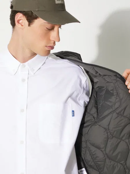 Безрукавка Awake NY Quilted Vest перехідна сірий