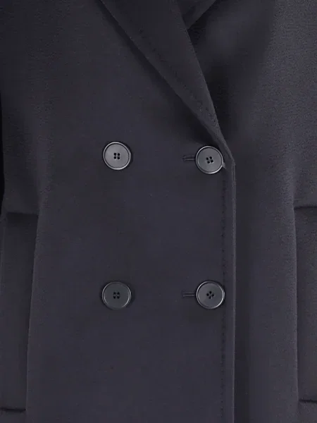 Palton Max Mara de lână albastru