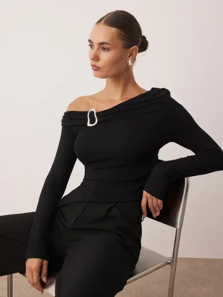 Trendyol Tricou negru