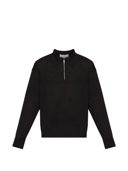 Gulerat tricou polo Studio Nicholson negru