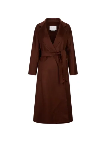 Cu centură palton Max Mara plic maro