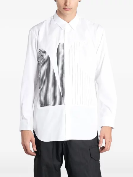Csíkos ing Comme Des Garçons Shirt fehér
