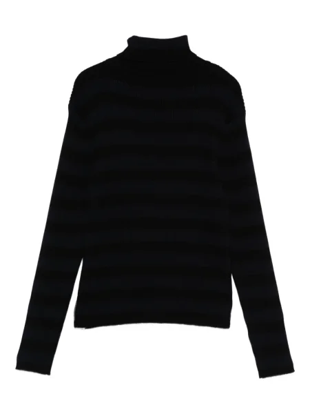 Sweter z golfem dziecięcy Balmain czarny
